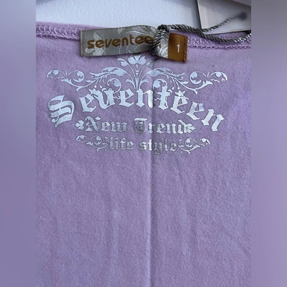 Women’s Tshirt Short Sleeve purple Color Size 1 - Picture 12 of 13